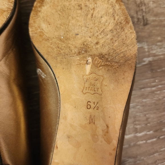 Sesto Meucci Womens 1.5” Block Heel Pumps Size 9M Made in Italy Size 9 - Picture 4 of 7